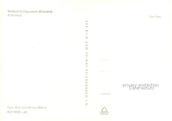 Heiligenstadt Eichsfeld Kulturhaus Innenansichten – Bild 2