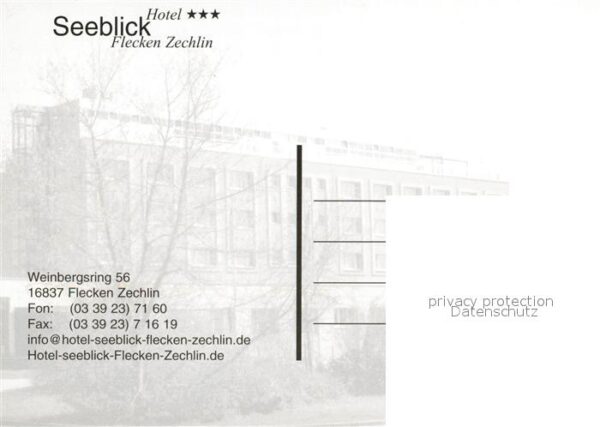 Flecken Zechlin Hotel Seeblick Restaurant Terrasse – Bild 2