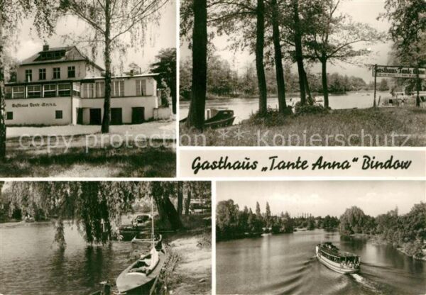 Bindow Gasthaus Tante Anna Fahrgastschiff Anle