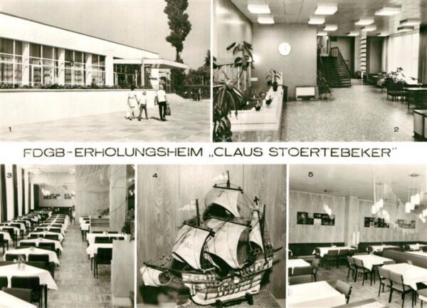 Zingst Ostseebad FDGB Erholungsheim Claus Stoertebeker E