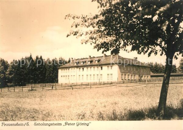 Frauenstein Sachsen Erholungsheim Peter Göring Handabzug