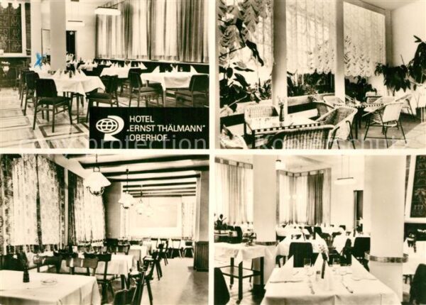 Oberhof Thueringen Hotel Ernst Thälmann Restaurant