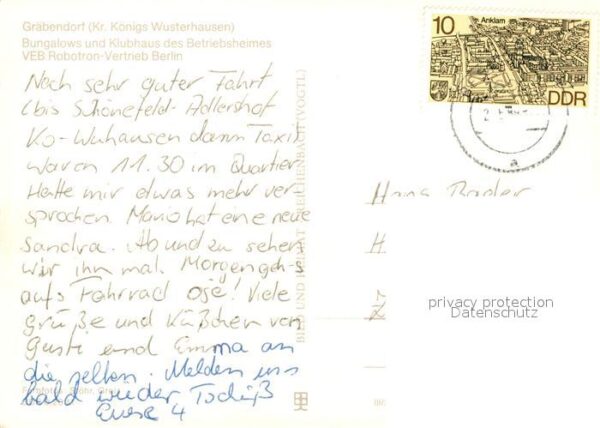 Graebendorf Koenigs Wusterhausen Bungalows Klubhaus Betriebsheim VEB Rob – Bild 2