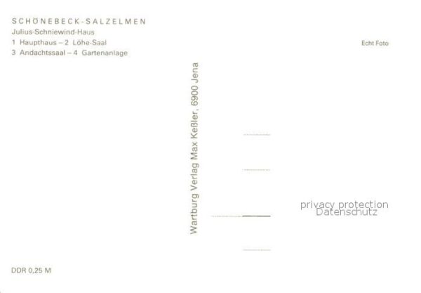 Schoenebeck Salzelmen Julius Schniewind Haus Saal Gartenanlag – Bild 2