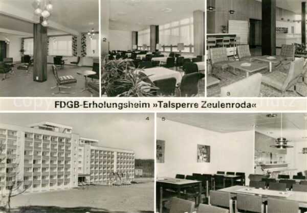 Zeulenroda-Triebes FDGB Erholungsheim Talsperre Zeulenroda