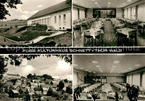 Schoenbrunn Schleusegrund FDGB Kulturhaus Schnett Thüringer Wald
