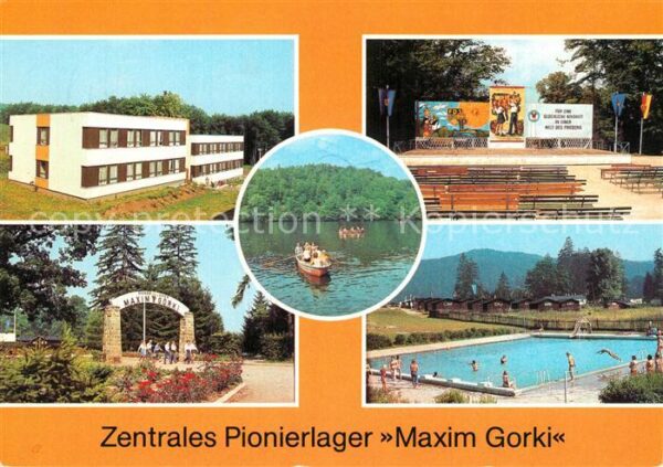 Wilhelmsthal Eisenach Zentrales Pionierlager Maxim Gorki Bett