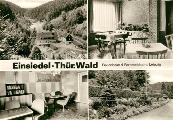 Einsiedel Thueringen Ferienheim des Fernmeldeamtes Leipzig T