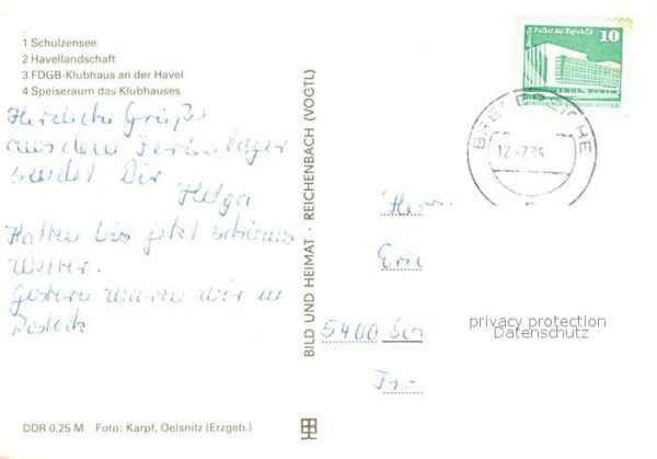 Bredereiche Schulzensee Havellandschaft FDGB Klubha – Bild 2