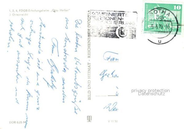 Ernstroda FDGB Erholungsheim Otto Heller Ortsansi – Bild 2