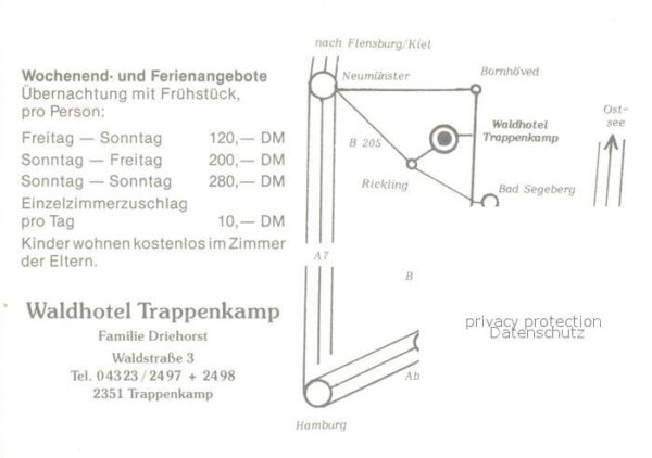 Bad Segeberg Waldhotel Restaurant Trappenkamp Segebe – Bild 2