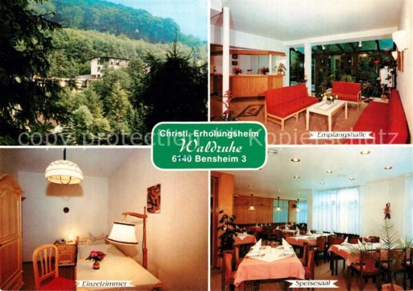 Bensheim Bergstrasse Christliches Erholungsheim Empfangshall