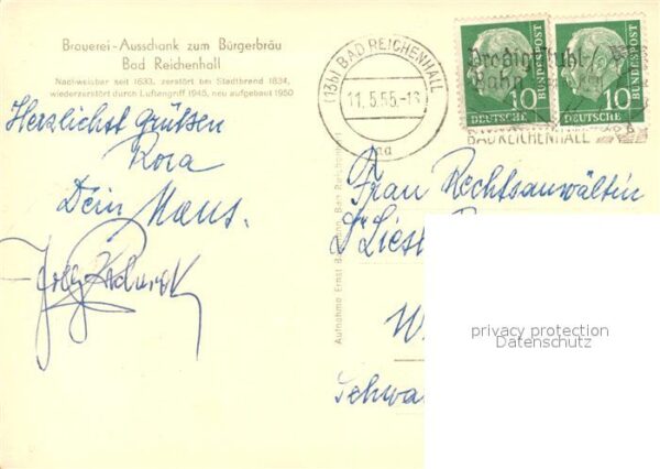 Bad Reichenhall Brauerei Ausschank zum Bürgerbräu Bräuh – Bild 2