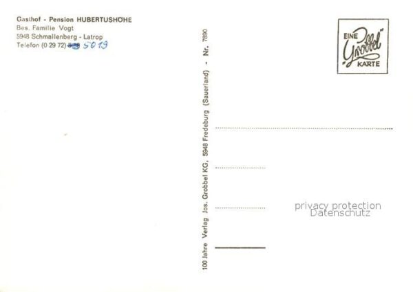Latrop Sauerland Gasthof Pension Hubertushöhe Fachwerk – Bild 2