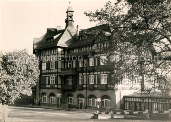 Schwarzburg Thueringer Wald FDGB Reichsbahn Erholungsheim Ernst Thä