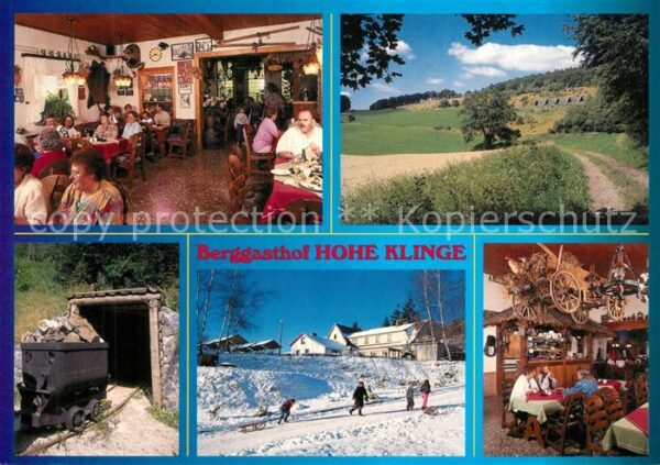 Trusetal Berggasthof Hohe Klinge Gasträume Panor