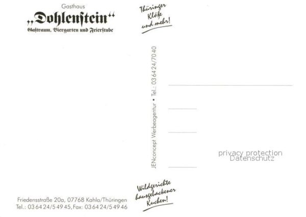 Kahla Thueringen Gasthaus Dohlenstein Gaststube Bar – Bild 2