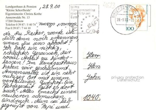 Densow Landgasthaus Pension Kleine Schorfheide – Bild 2