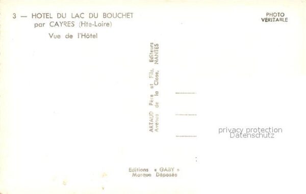 Cayres Hôtel du Lac du Bouchet – Bild 2