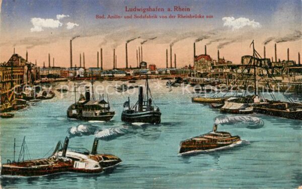 Ludwigshafen Rhein BASF Hafen