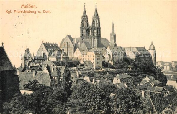Meissen Elbe Sachsen Königliche Albrechtsburg Dom