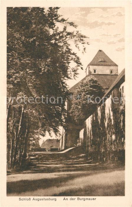 Augustusburg Burgmauer Schloss