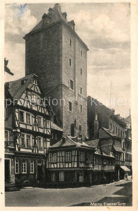 Mainz Rhein Eiserner Turm