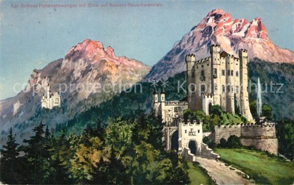 Hohenschwangau Königliches Schloss Schloss Neuschwanst