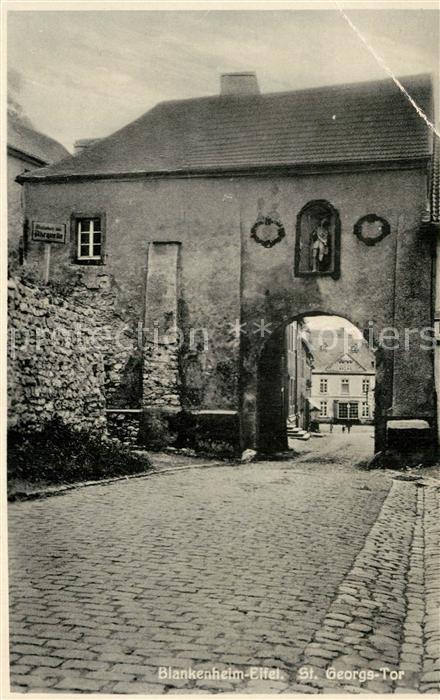 Blankenheim Eifel Sankt Georgs Tor