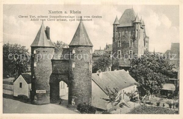 Xanten Clever Tr Doppeltoranlage Graf Adolf vo