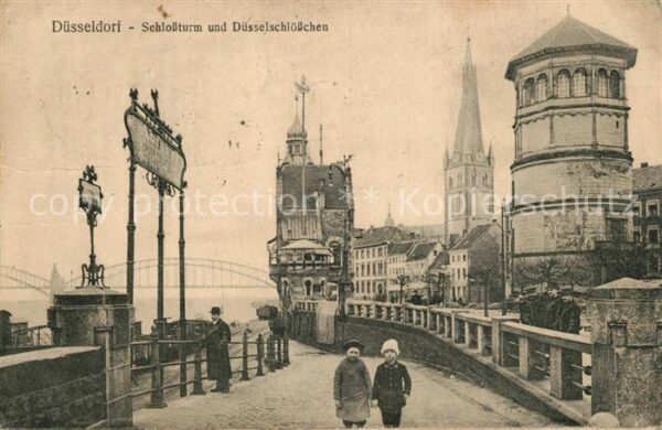 Duesseldorf Schlossturm Düsselschlößchen