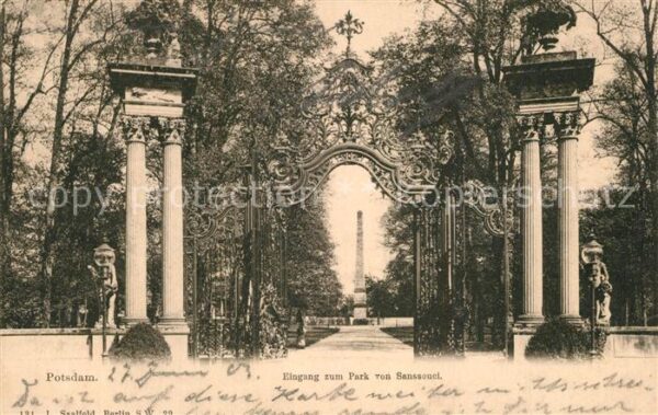 Potsdam Eingang Park Sanssouci