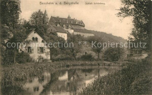 Bensheim Bergstrasse Schloss Schönberg