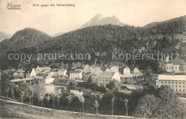 Fuessen Allgaeu Kalvarienberg Panorama