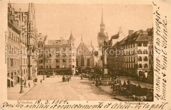 Muenchen Marienplatz