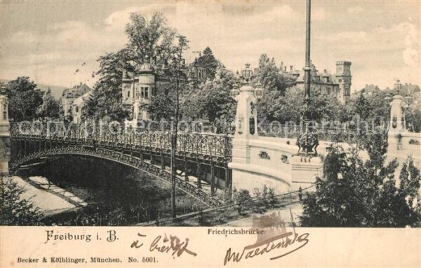 Freiburg Breisgau Friedrichsbrücke