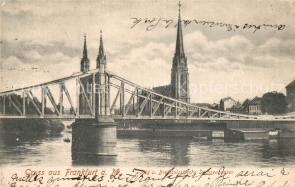 Frankfurt Main Dreikönigskirche Sachsenhausen Steg