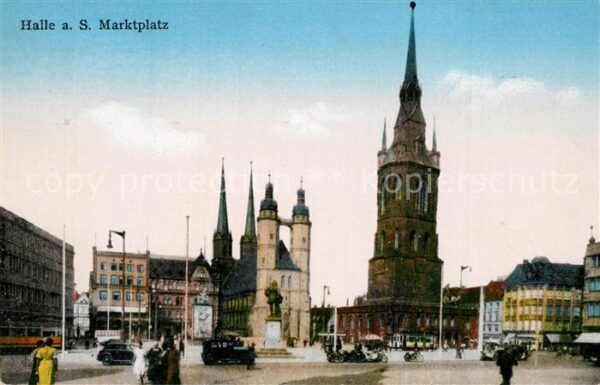 Halle Saale Marktplatz