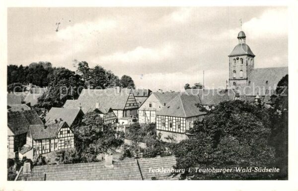 Tecklenburg Stadtpanorama Kirche