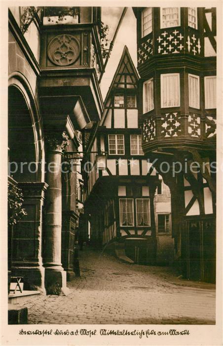 Bernkastel-Kues Mittelalterliche Ecke am Markt