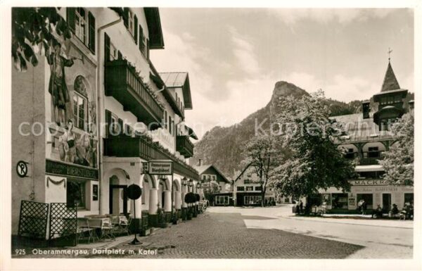 Oberammergau Dorfplatz Kofel