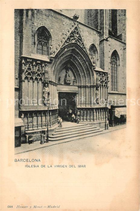 Barcelona Cataluna Iglesia de la Virgen del Mar