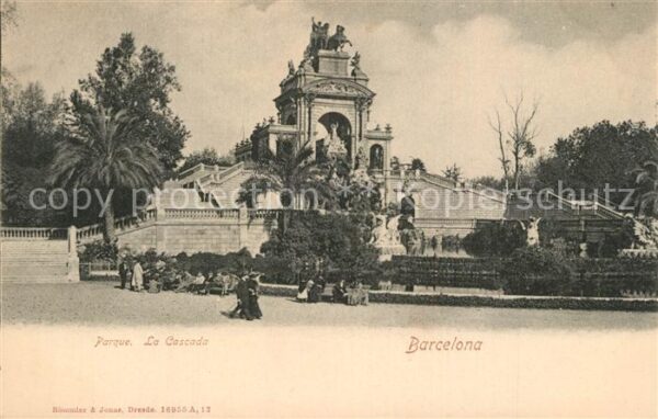 Barcelona Cataluna Parque La Cascada