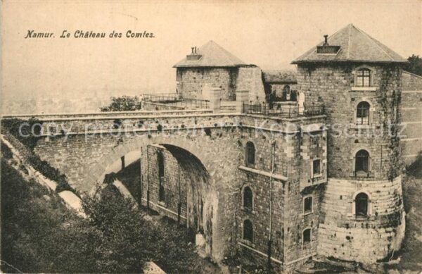 Namur sur Meuse Le Chateau des Comtes