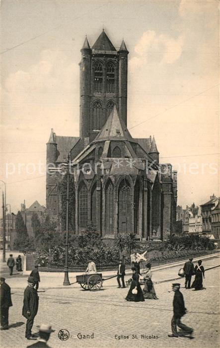 Gand Belgien Eglise St Nicolas