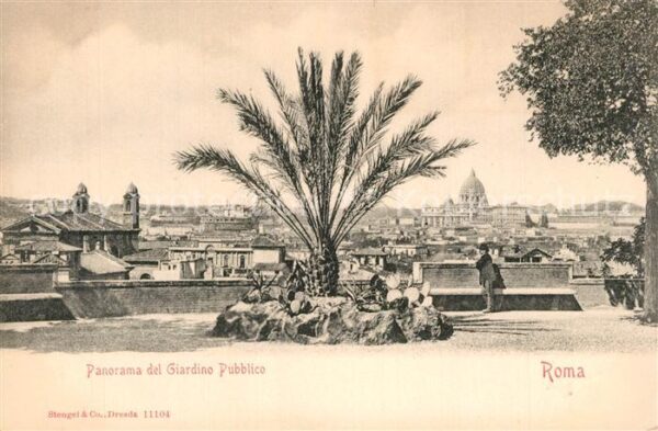 Roma Rom Panorama del Giardino Pubblico