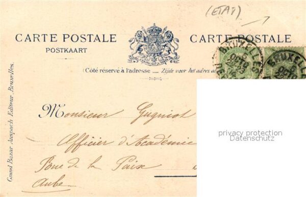 Bruxelles Bruessel Entree du Chateau de Laeken – Bild 2