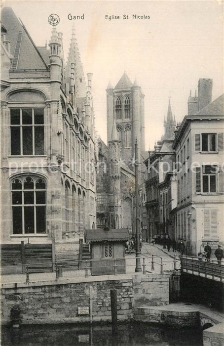 Gand Belgien Eglise St Nicolas