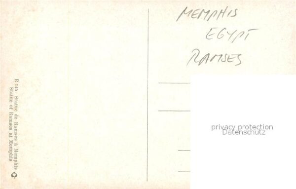 Memphis Aegypten Statue de Ramses – Bild 2