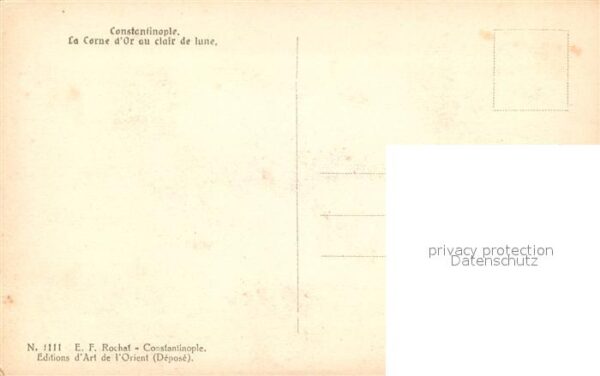 Constantinople La Corne d’Or ou clair de lune – Bild 2